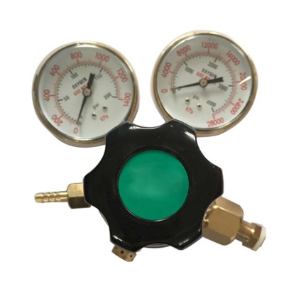 Manufacturer Ningbo Zhejiang CGA510 two gauge oxygen regulator with high pressure