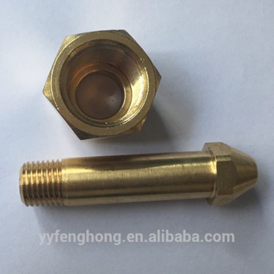 Brass CGA300 cylinder connection for gas regulator